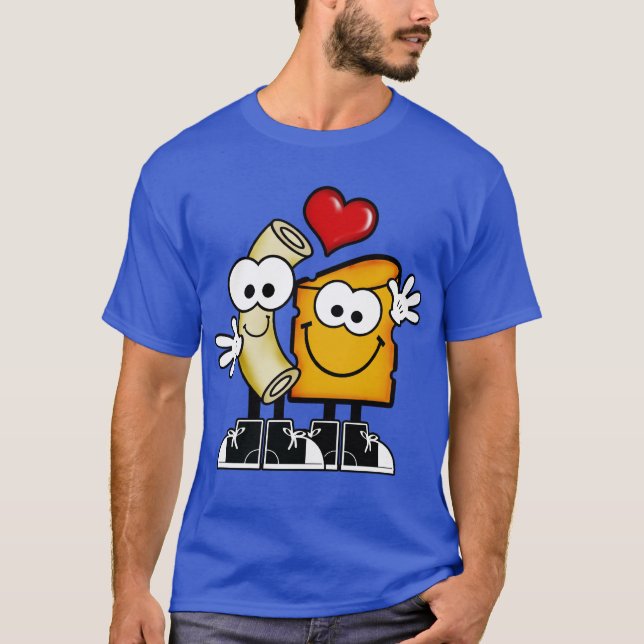 Mac och Cheese Shirt T Shirt (Framsida)