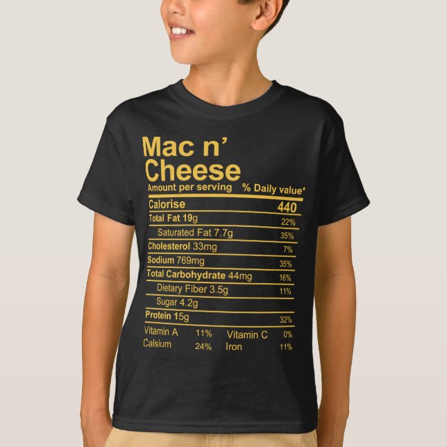 Mac och Cheese T Shirt (Framsida)