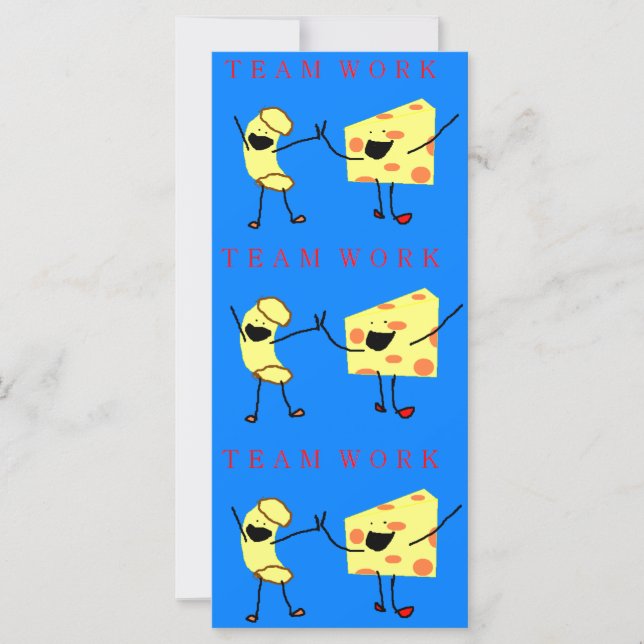 Mac och Cheese Teamwork Bookmark (Framsida)