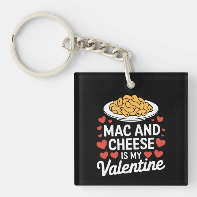 Mac och Cheese Valentine Mac n Cheese Älskare Gift (Framsidan)
