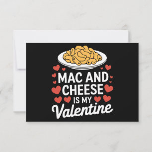 Mac och Cheese Valentine Mac n Cheese Älskare Gift Tack Kort