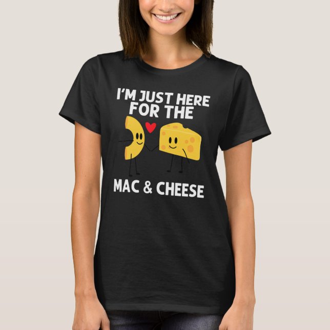 Mac Och Ost Designs För Män Kvinnor Pasta Mat T Shirt (Framsida)
