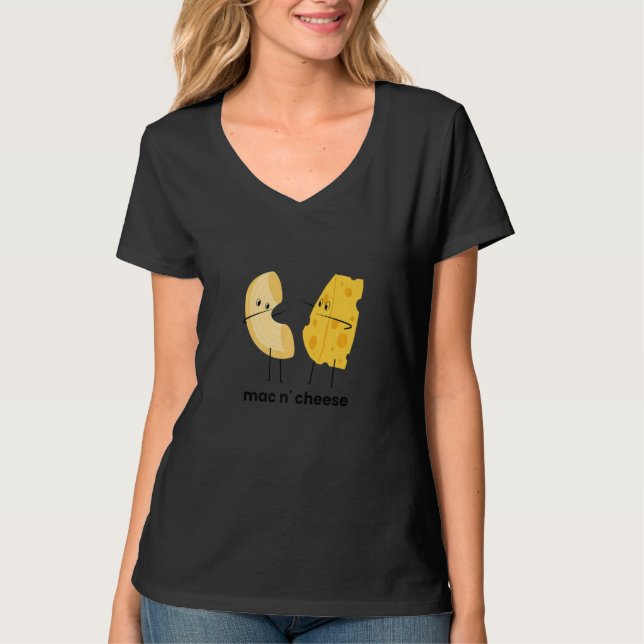 Mac och Ost  Macaroni och Ost 2  Mac n Ost T Shirt (Framsida)
