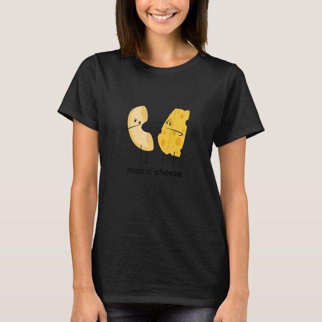Mac och ost  Macaroni och ost 2  Mac n ost T Shirt (Framsida)