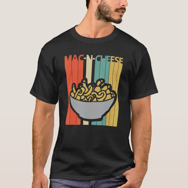 Mac och ost mat t shirt (Framsida)