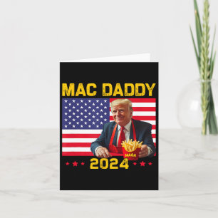 Mac pappa Funny Trump Skapar Fries Mega Donald Tru Kort