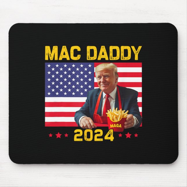 Mac pappa Funny Trump Skapar Fries Mega Donald Tru Musmatta (Framsidan)