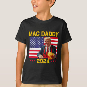 Mac pappa Funny Trump Skapar Fries Mega Donald Tru T Shirt