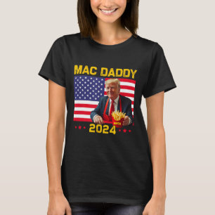 Mac pappa Funny Trump Skapar Fries Mega Donald Tru T Shirt
