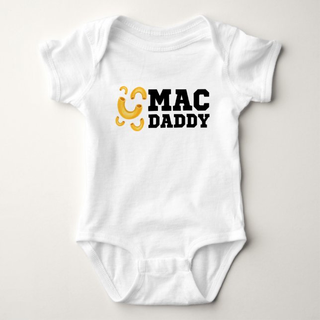 Mac pappa Macaroni T Shirt (Framsida)