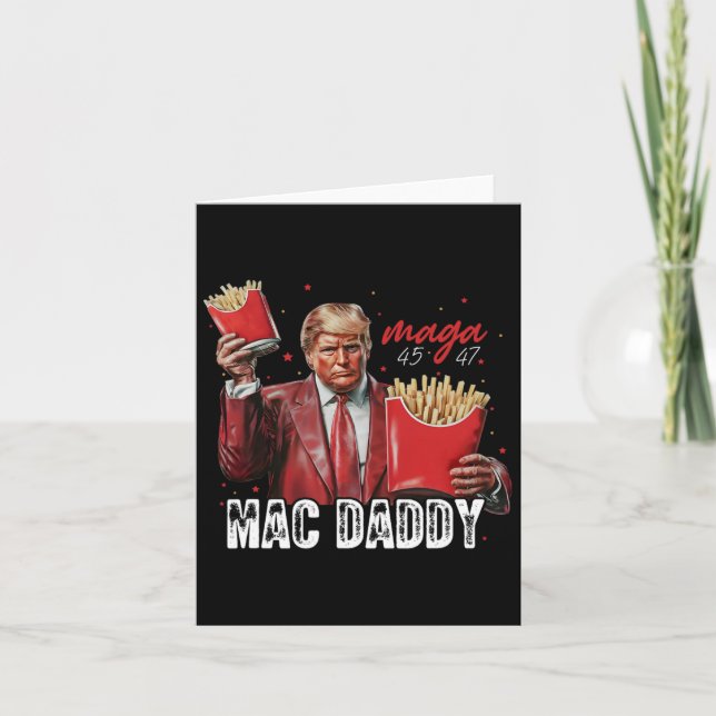 Mac pappa Trump Skapar Fries Mega Donald Trump 202 Kort (Framsida)