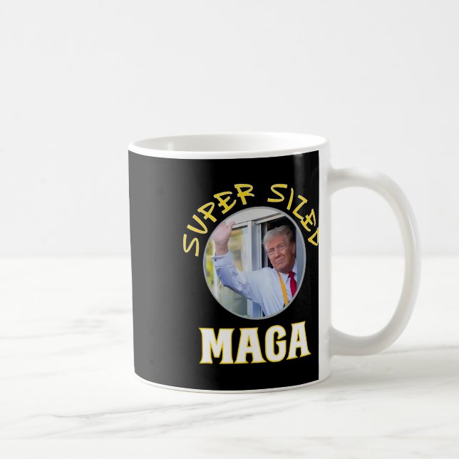 Mac pappa Trump Vance 2024 gör Fransk Fries Kaffemugg (Höger)
