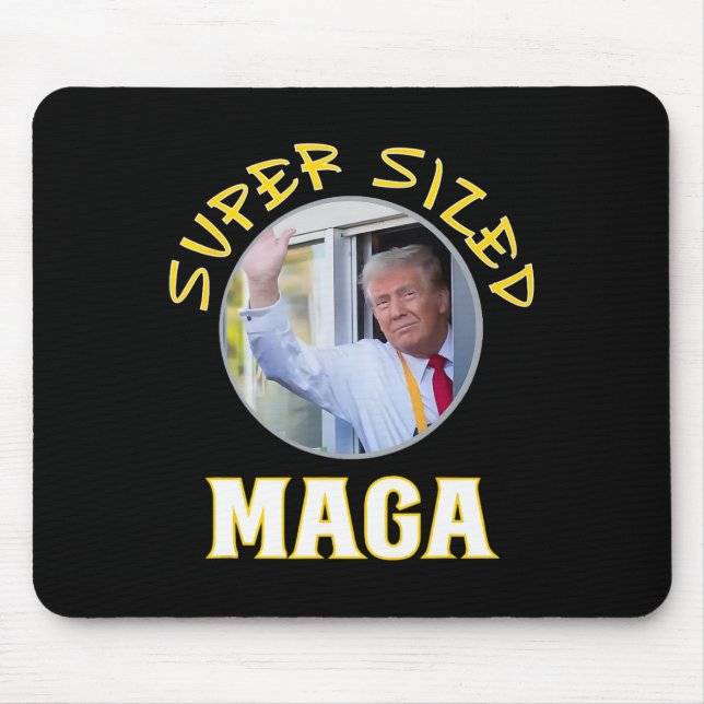 Mac pappa Trump Vance 2024 gör Fransk Fries Musmatta (Framsidan)