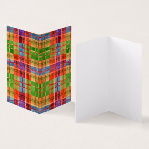 MAC RAE TARTAN 3,5x2 Falt kort