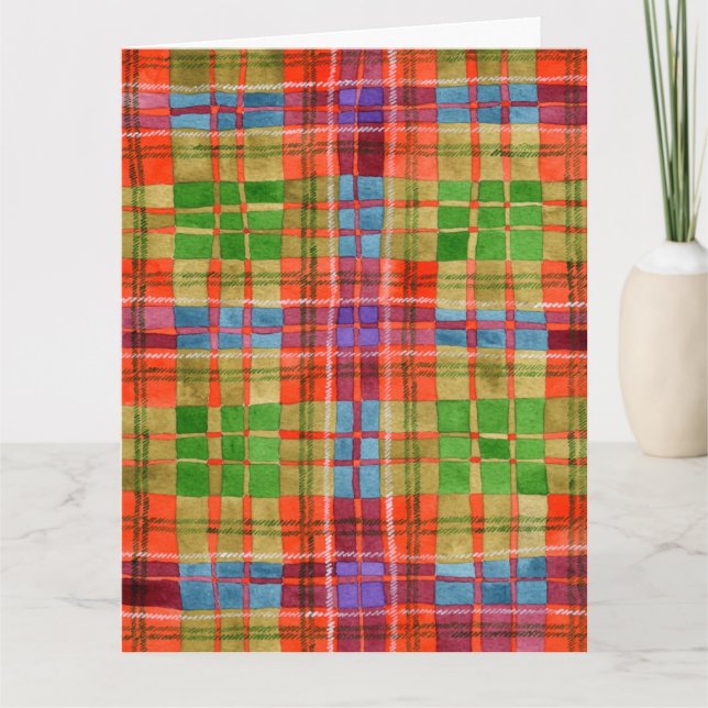 MAC RAE TARTAN Födelsedagskort Kort (Framsida)