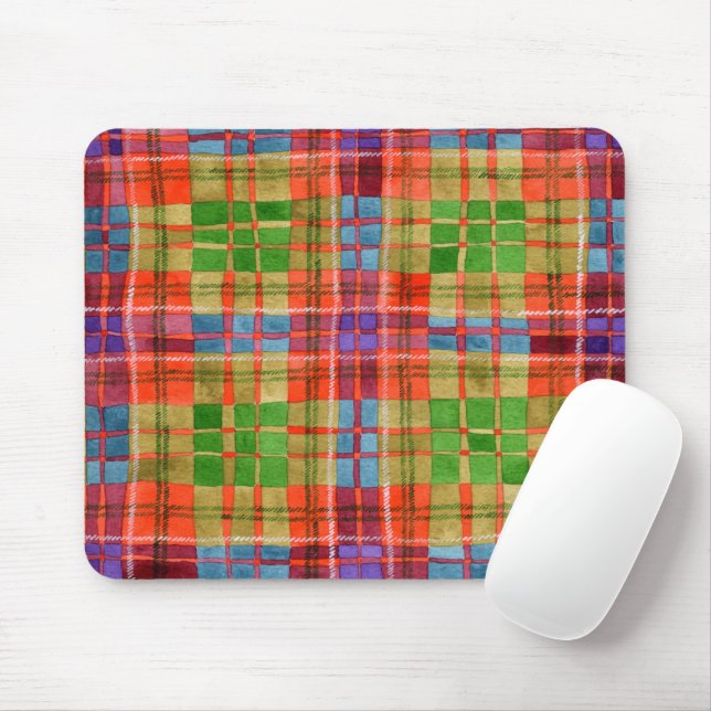 MAC RAE TARTAN Mousepad Musmatta (Med mus)