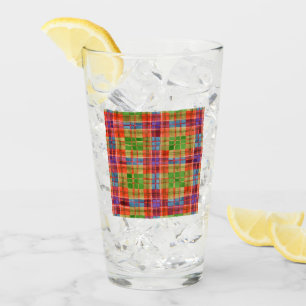 MAC RAE TARTAN Pintglas Glaskopp