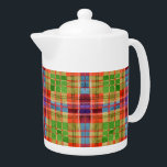 MAC RAE TARTAN Porcelain Tekanna<br><div class="desc">Utformningen på den här MAC RAE TARTAN-porslinfärgade tekannan är en ursprunglig vattenfärgsmålning, inspirerad av Mac Rae-Klan Tartan. * Matchningsprodukter finns i kategorin TARTAN PLAIDS i min butik. ** Om du vill överföra den här designen till en annan produkttyp, form eller storlek, kontrollera min butik först för att se om jag...</div>
