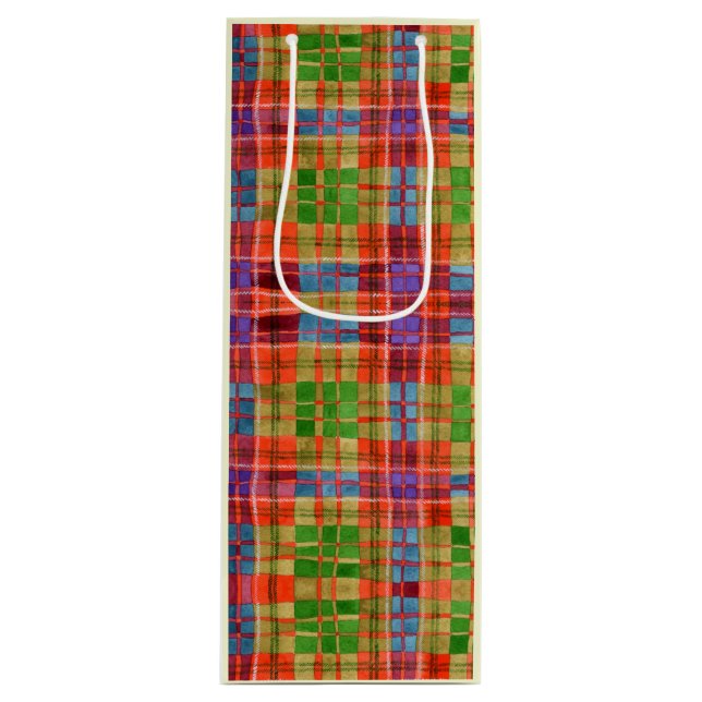 MAC RAE TARTAN Vin Gift Bag (Framsidan)