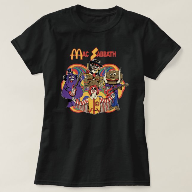 Mac Sabbath Black Essential T-Shirt (Design framsida)