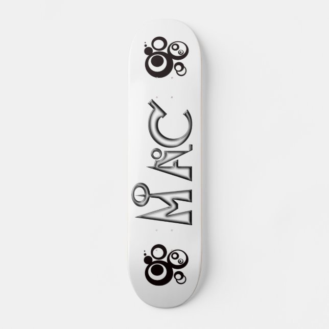mac skateboard bräda 19,5 cm (Framsida)