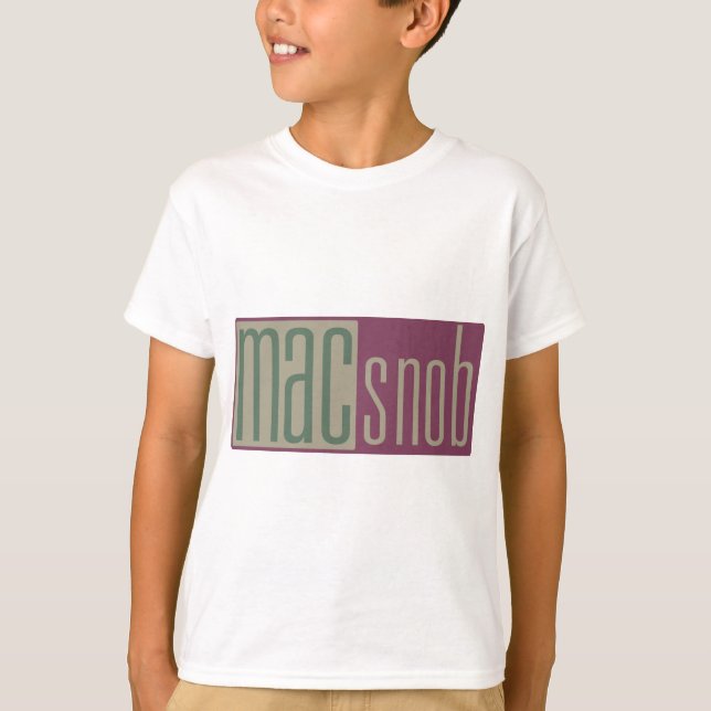 Mac Snob Tee Shirt (Framsida)