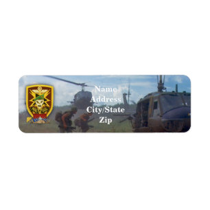 mac v sog macv vietnam krig returadress etikett