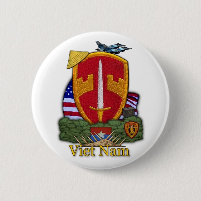 mac v sog militärrådgivare Vietnam krig Button Knapp (Framsida)