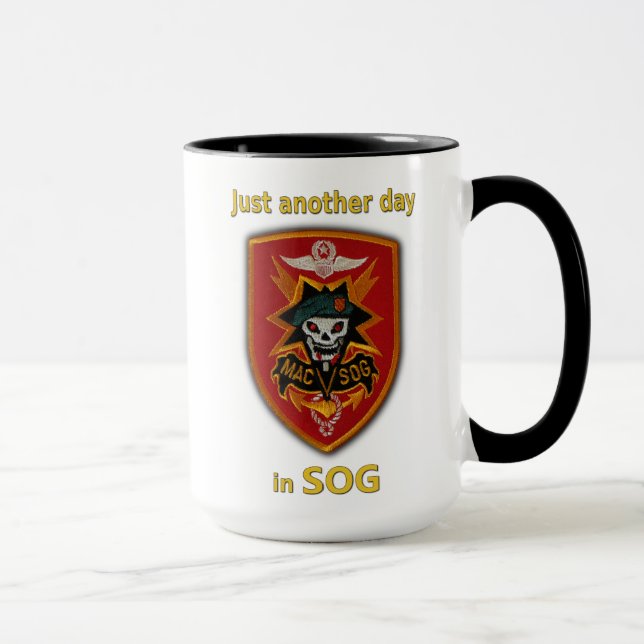 MAC V SOG Vietnams krig veteranplåster Mugg (Höger)