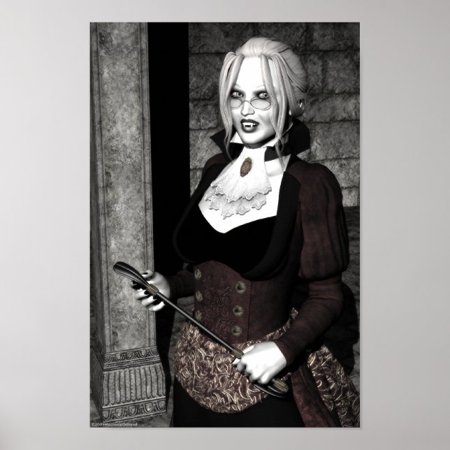 Macabre Älskarinna Gothic Vampre Poster (Framsidan)