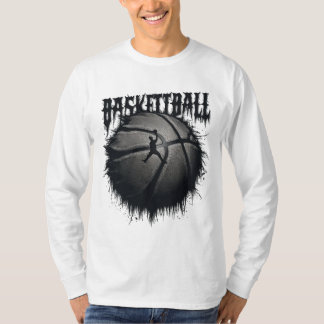 Macabre Dreams: Eerie Basketball Illustrations T Shirt