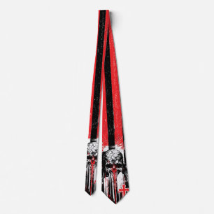 Macabre Elegance: Döskallar och Kor i Gothic Cha Slips