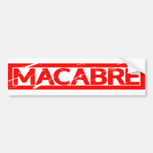 Macabre Frimärke Bildekal