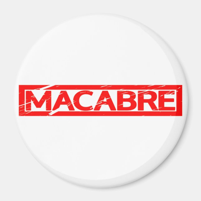 Macabre Frimärke Magnet (Framsidan)