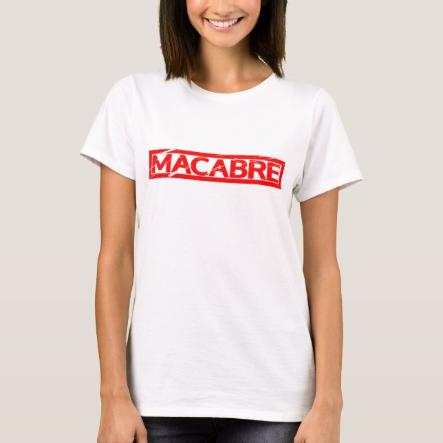 Macabre Frimärke T Shirt (Framsida)