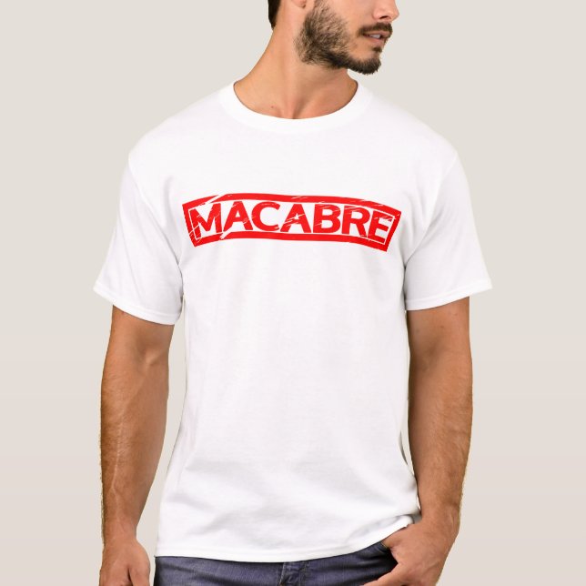 Macabre Frimärke T Shirt (Framsida)