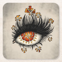 Macabre konstig öga art