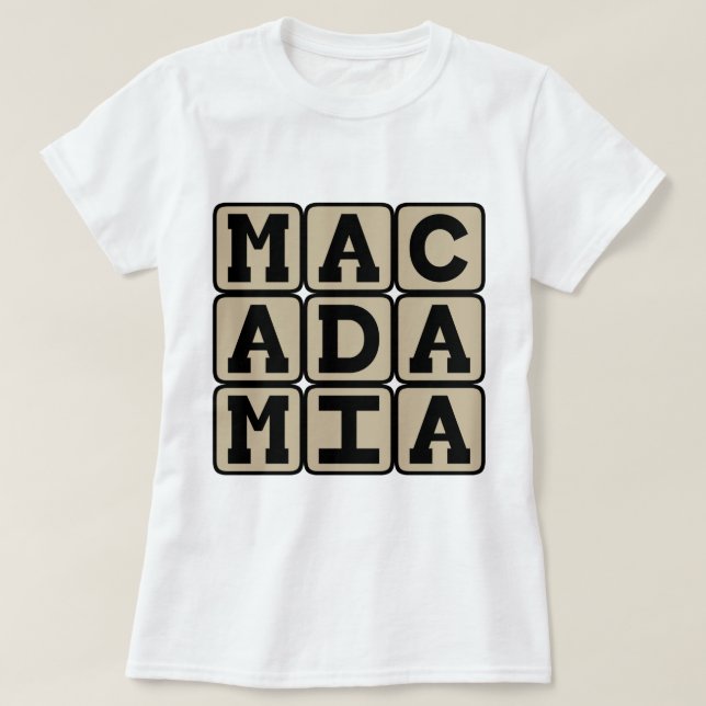 Macadamia, hawaiisk nöt tröja (Design framsida)