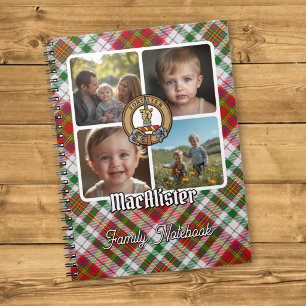 MacAlister Familj Foto Collage Anteckningsbok