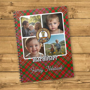 MacAlister Familj Foto Collage Anteckningsbok