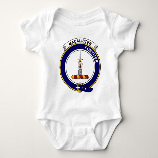 MacAlister klanemblem Tee Shirt (Framsida)