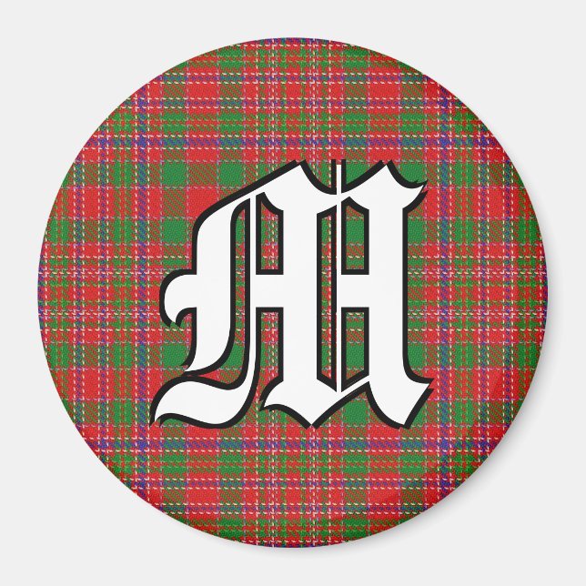 MacAlister klanens Tartan rutmönster accessoarer Magnet (Framsidan)