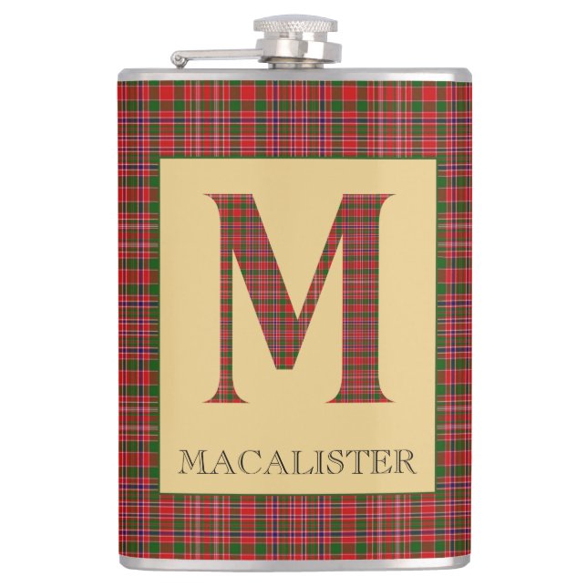 MacAlister Tartan Monogram M Fickplunta (Framsidan)