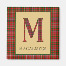 MacAlister Tartan Monogram M