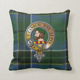MacAlpine Tartan & Badge Kudde