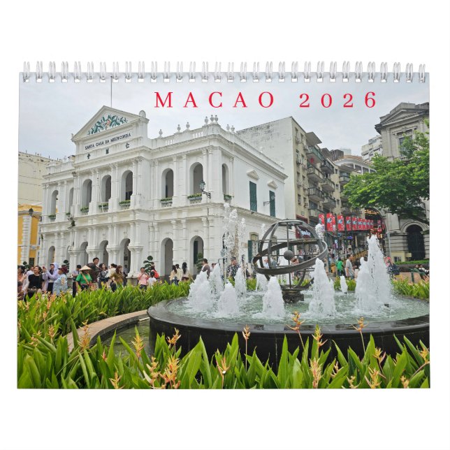 Macao 2026 calendar kalender (Omslag)