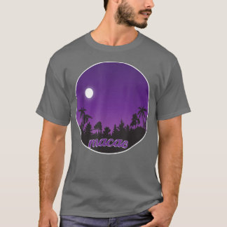 macao By night with Palms T Shirt