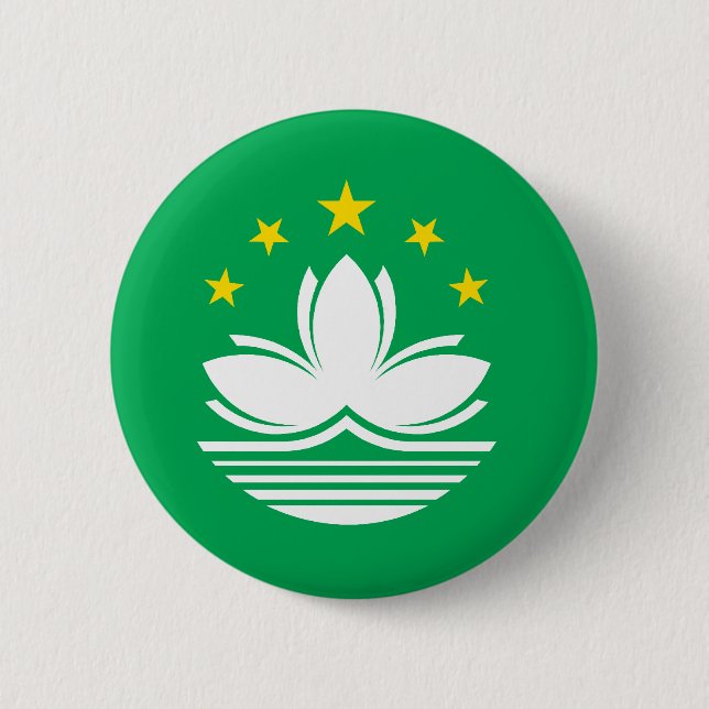Macao flagga knapp (Framsida)