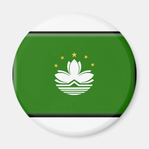 Macao flagga magnet