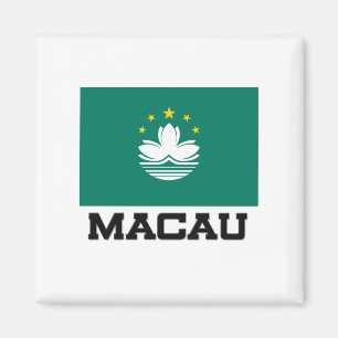 Macao flagga magnet